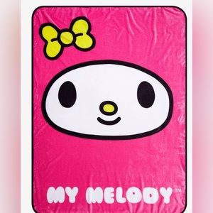 Sold! NWT, My Melody soft throw blanket, Sanrio licensed 45 x 60 inches